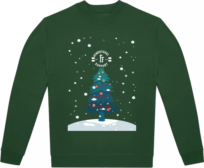 B&C - Vendsyssel Ff Support Christmas Jumper Kids - Bottle Green